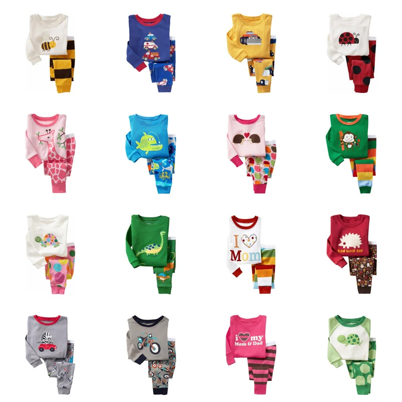 الأولاد ملابس خاصة بيجامات أطفال مجموعات الاطفال صالة ارتداء بيجامات الطفل الفتيات ملابس المنزل ملابس الأطفال مجموعات بيجامات الطفل