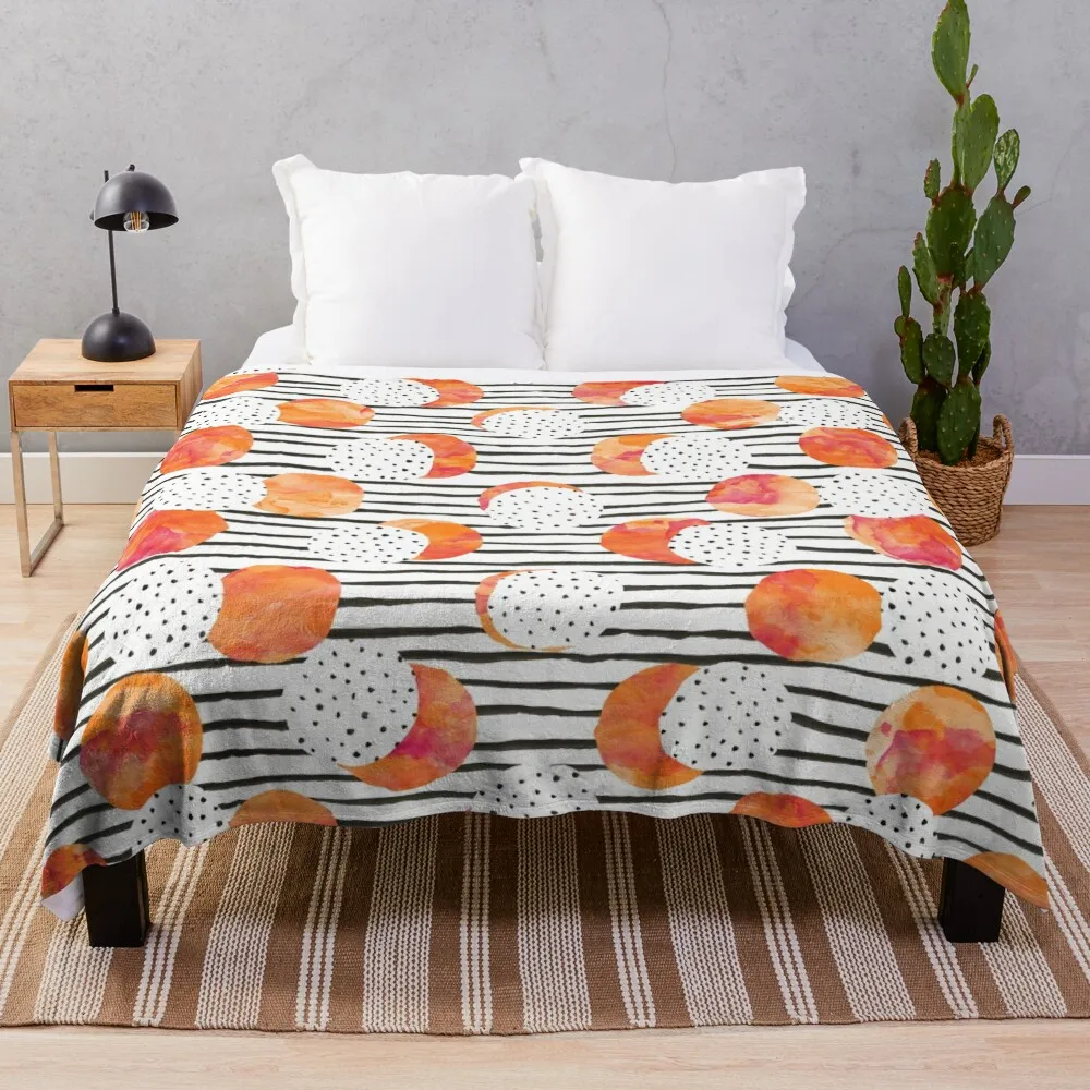 

Fruity Orange Throw Blanket Sofa Quilt Large Blanket