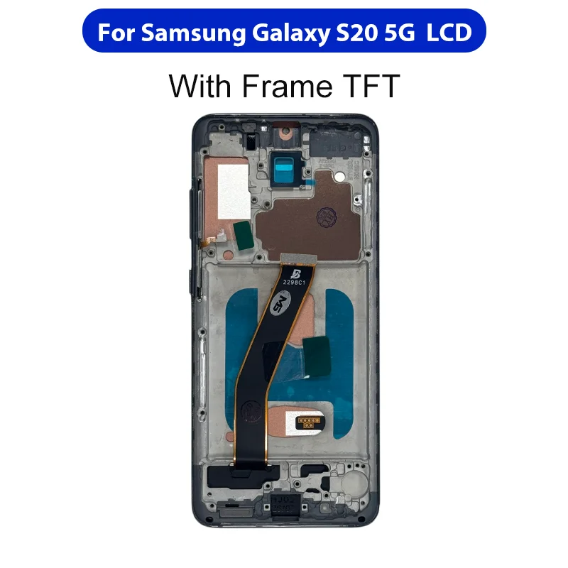 Schermo TFT per Samsung Galaxy S20 4G, Display LCD SM-G980, Touch Screen Digitizer per Samsung S20 5G LCD SM-G980F/DS, Parti di Ricambio - Image 4
