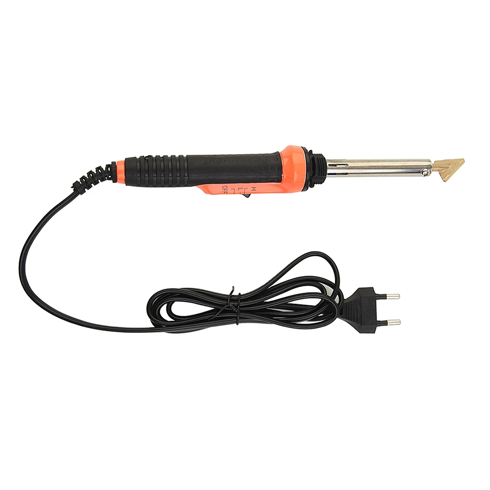 

Iron Tip Electric Soldering Iron Carbon Jewelers 100W Kit Clamping Gas Nozzle Conductivity Connector Corner Cup