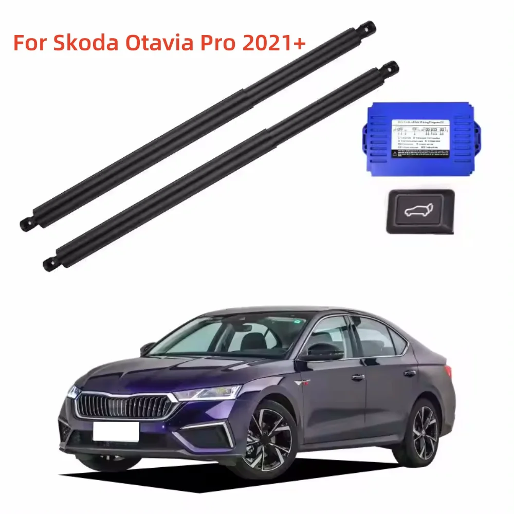 

Electric Tailgate lift Car Trunk Lifter For Skoda Otavia Pro double lever Automotive supplies electric suction rear trunk upgrad