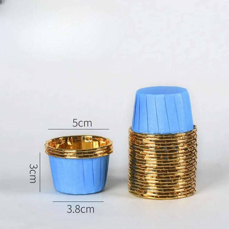 Mini Cupcake Vormpjes Papier - 3,8 cm (50 stuks)