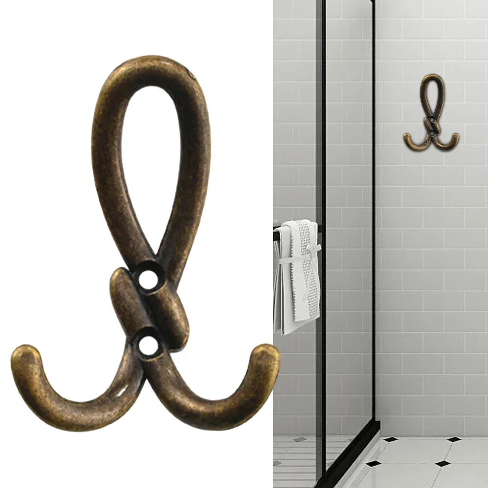Cloth Hook Zinc Alloy Entrance Coat Hat Hook Bathroom Kitchen Single Ancient Cloth For Bedroom Cupboard Hardware