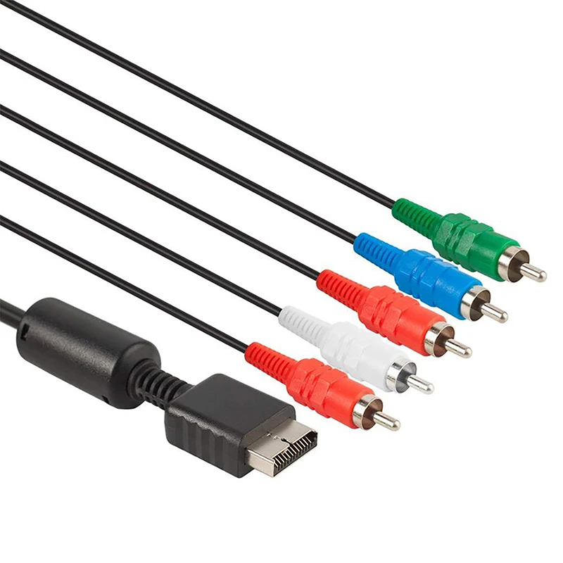1.8M Multi Component AV cable Audio Video HD TV Cable For PS2 for PS3 Controller adapter converter cable