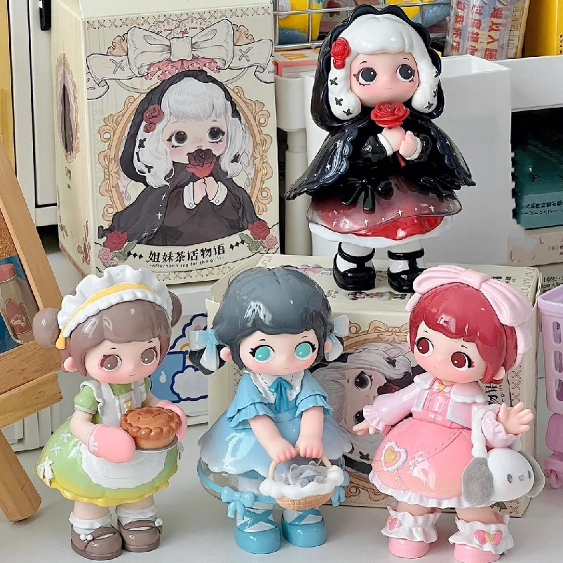 

Bettertoys And Pear Blind Box Sisters Tea Story Story Lolita Cute Girls New Year Gift Handmade Ornaments
