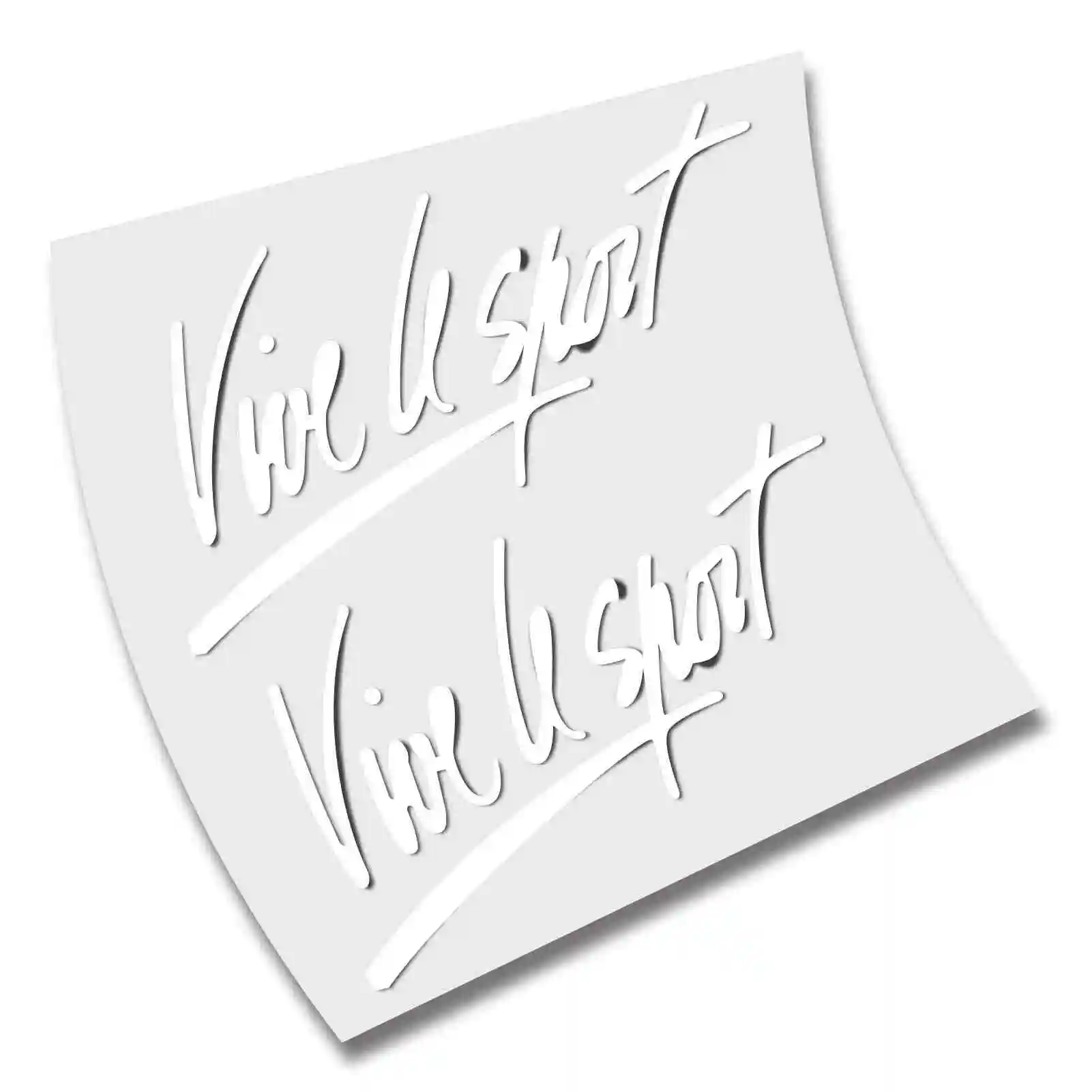 2 X Stickers-Stickers-Vinyl-Vinyl-Vive Le Sport-Biciclkleber-Moto-Cut