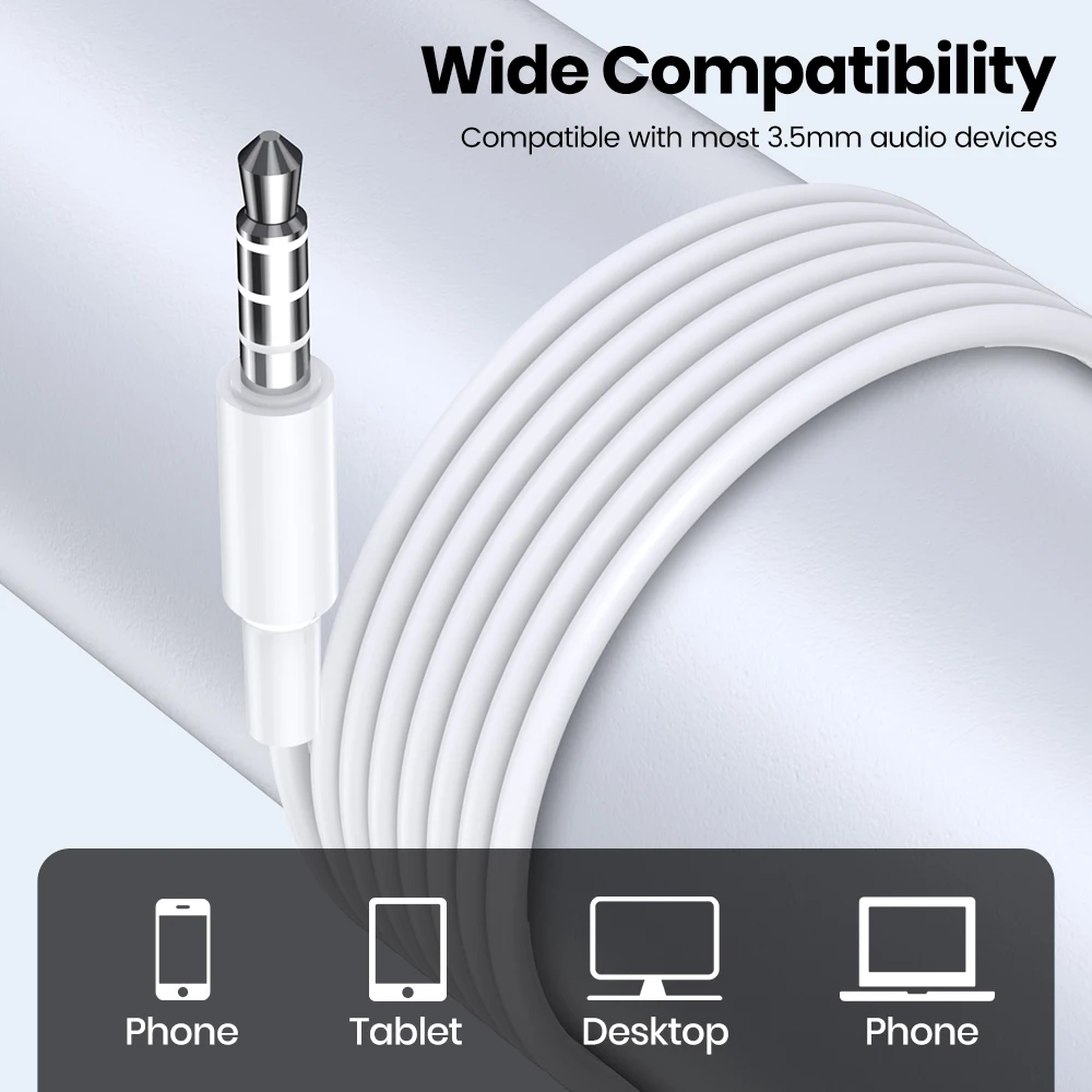 TOPK Earphone In-Ear Volume Control with Microphone 3.5mm Jack Universal for iPhone Android 3