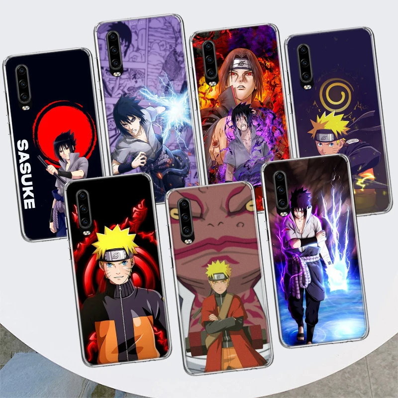 Чехол Naruto Sasuke для Huawei P30 P20 P10 P40 P50 Pro Mate 20 40 30 10 Lite |