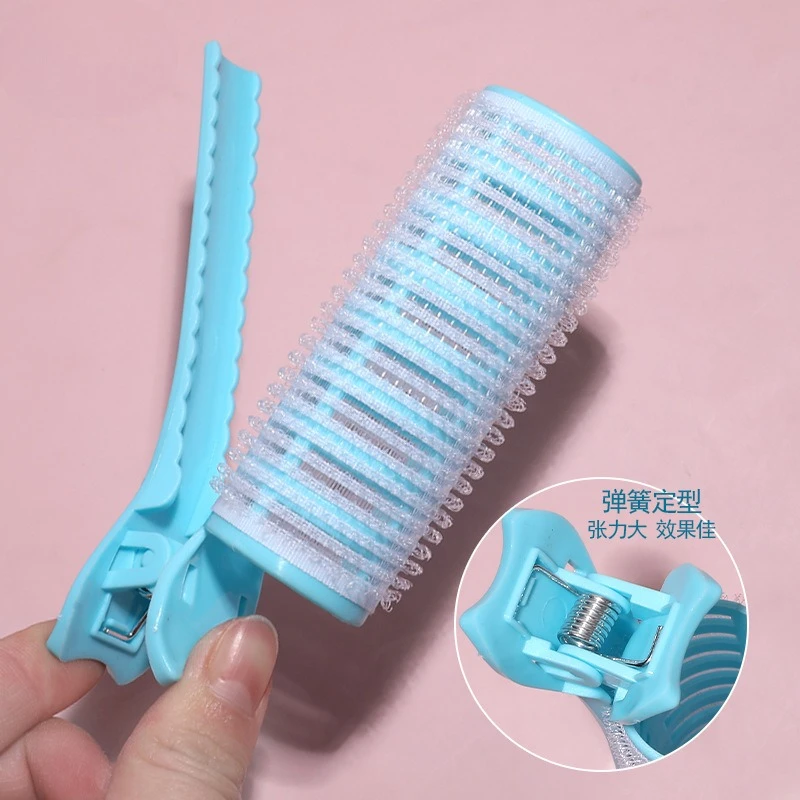 2개입 앞머리 컬링 아이언 간편 헤어 롤러 풍성한 스타일링 클립 에어 오버나이트 컬링 무열 컬러 DIY 헤어 스타일링 액세서리