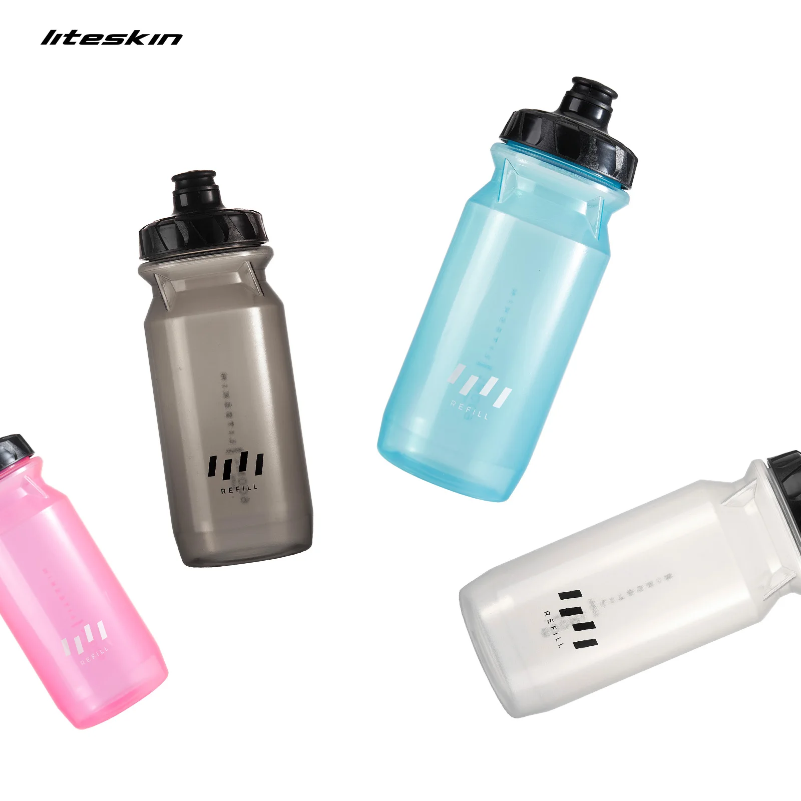 Liteskin Refill Borraccia Da Ciclismo Sport Road Bike Mtb 600Ml Bpa Free Gym Run Drink Plastic Bidon Pp5
