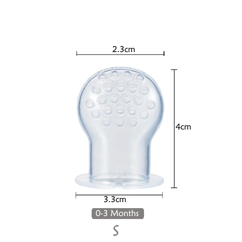 1pcs מזון טרי ניבלר מוצץ מזין פירות ילדים פטמות האכלה תינוק בטוח מספק פיטמה בקבוקי מוצץ