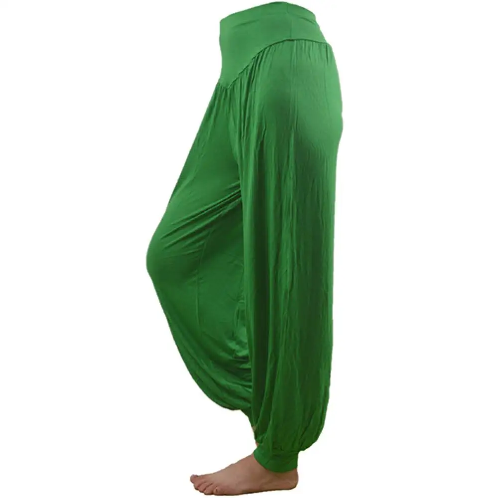 Casual Baggy Pants Modal Women Harem Pants Comfy Yoga Loose Belly Dance Dance Wide Leg Trousers Gypsy