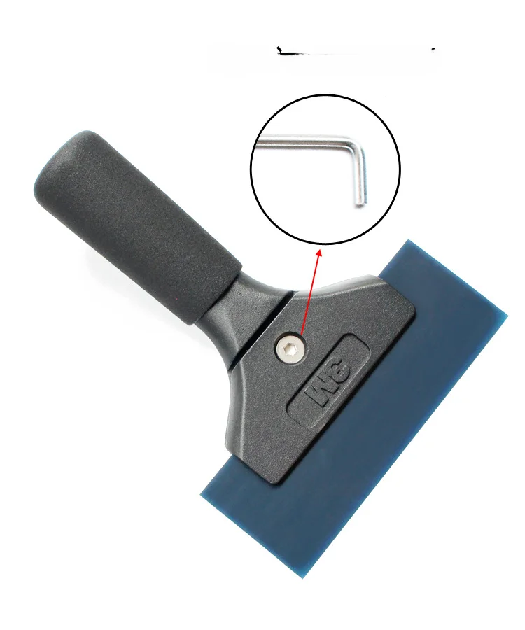 Car Vinyl Wrapping Tool Aluminum Alloy Car Film Application Short Handle Scraper