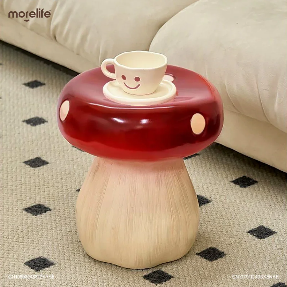 

Modern Mushroom Small Stool Footstool Simple Household Living Room Portable Shoe Changing Bench Table Sofa Stool Home Furniture