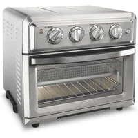 Air Fryer + Convection Toaster Oven by 7-1 Oven with Bake, Grill, Broil & Warm Options, Stainless Steel, TOA-60 2