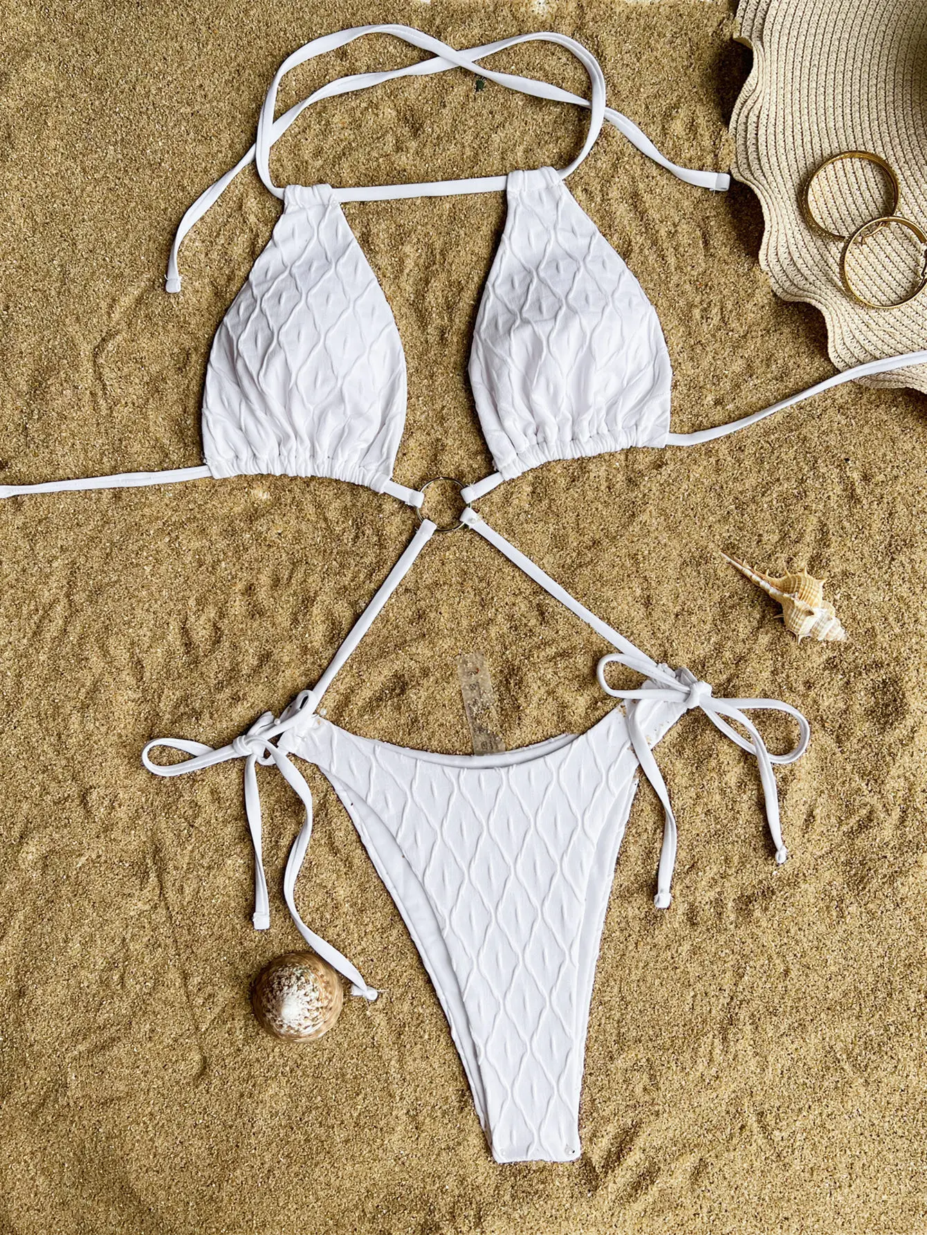 Bandeau Bikini Swimsuit Women 2PCS Swimwear Thong Bikinis Sets Female Bathing Suit Push Up Monokini Beach Wear Biquini