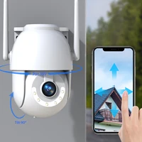 Caméra IP WIFI d'extérieur sans fil, 2 pièces, caméra de Surveillance avec Zoom 5X, détection de mouvement, caméras vidéo CCTV, Protection de sécurité à domicile 5