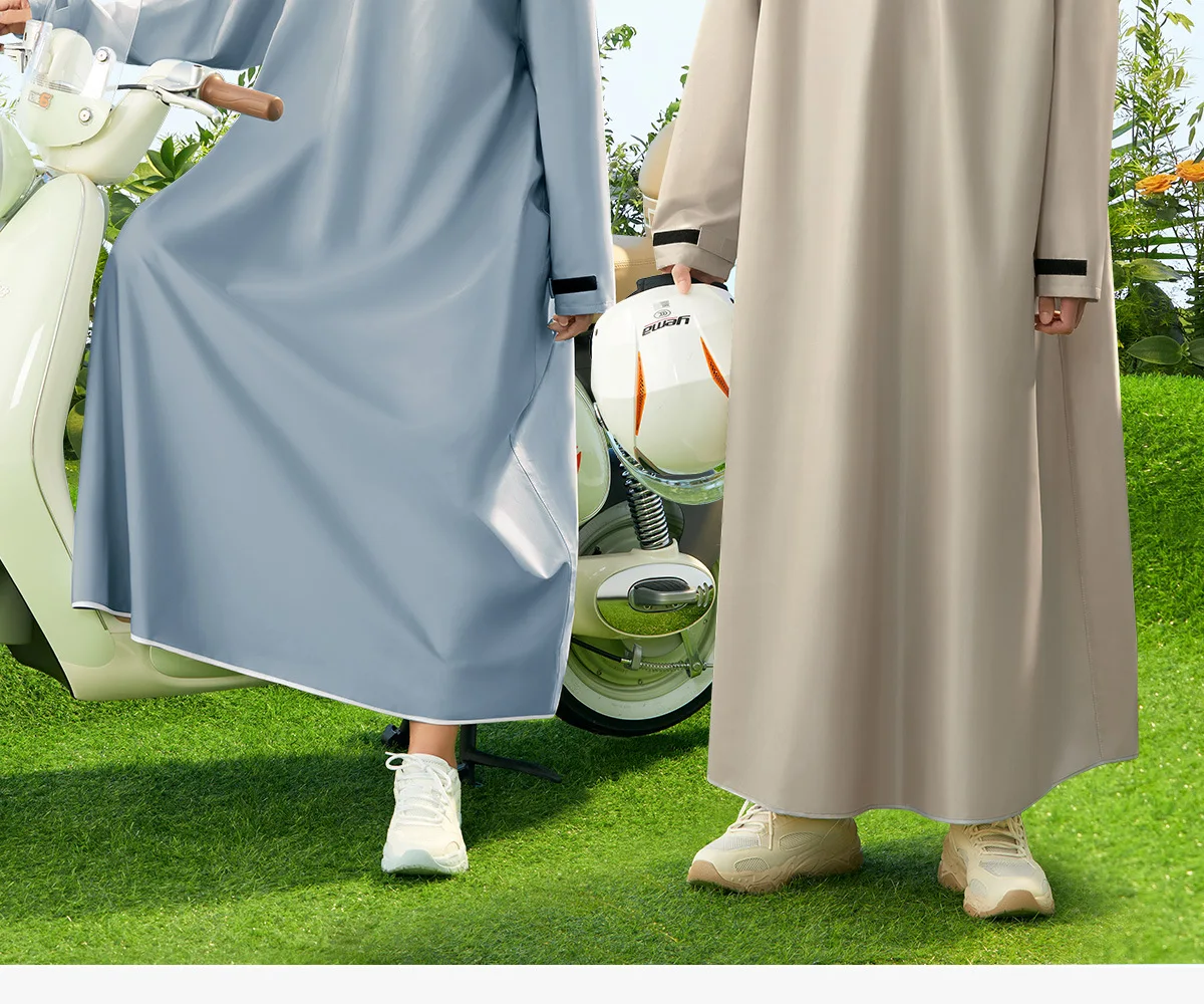 Thicken Oxford Waterproof Rain Gear Rain Poncho Fashion Rain Coat One-piece Long Raincoat Loose Oversized Hooded Rainwear