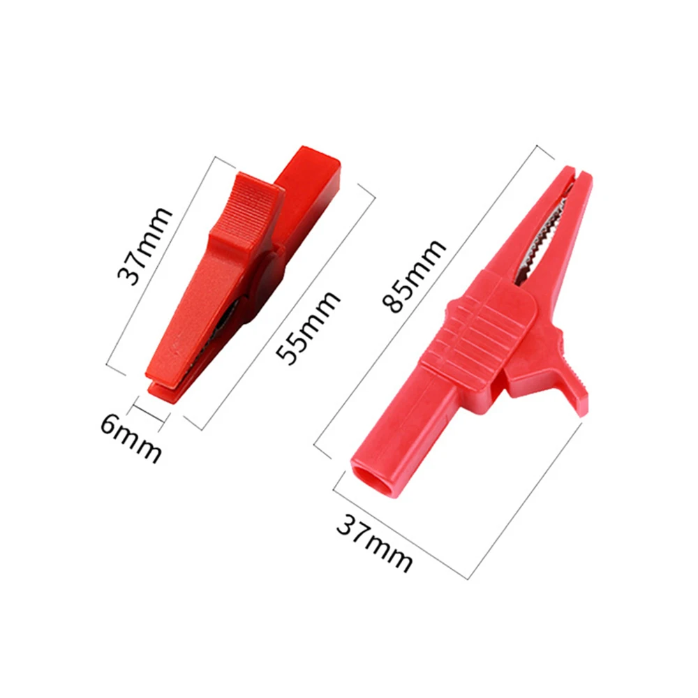 8PCS(4 Pairs) Alligator Clips Pinces Crocodile Clip Car Caravan Van Battery Test Clip Connector Plug Power Alligator Clamps alligator clips test clip alligator clip adapter