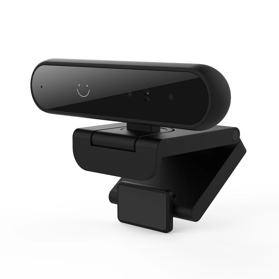 Facial Recognition Webcam with Microphone for Windows