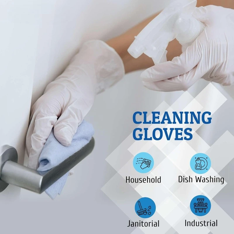 Gants Nitrile Jetables - Lot de 10, 20 ou 50 - Taille S/M/L/XL