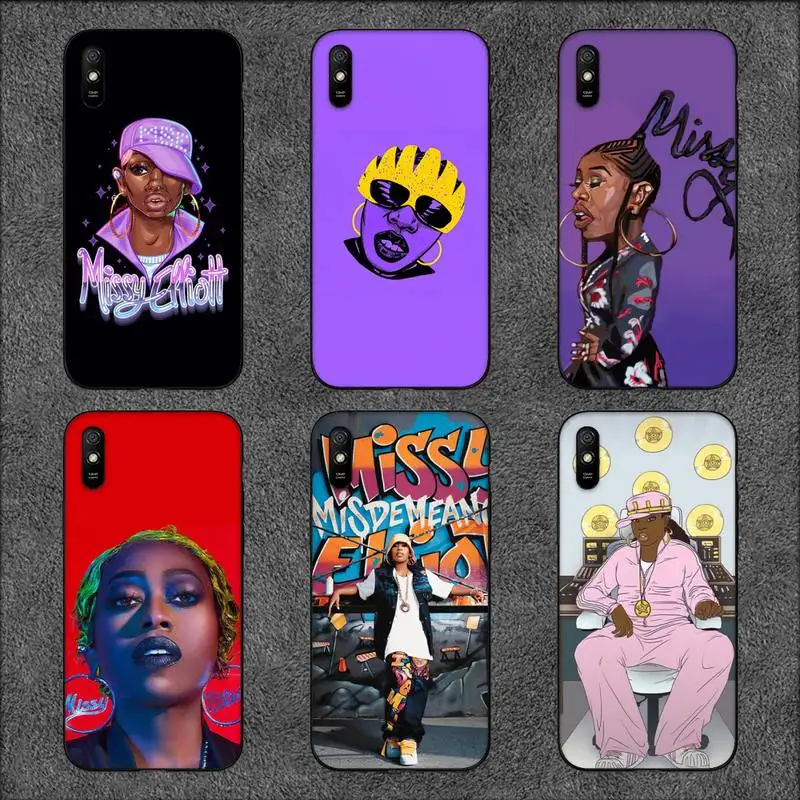 Custodia Per Telefono Rapper M-Missy Elliotts Per Xiaomi9 10 11Pro Lite Redmi Note7 8 9 10A Pro K40 Poco3 Shell