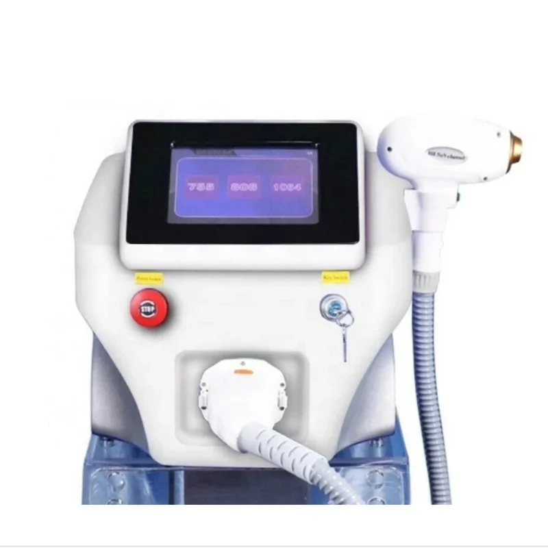 Diode Laser 755 808 1064nm Multi Wavelengths Hair Removal Machine Cooling Head Painless Laser Epilator Face Body Hair Removal