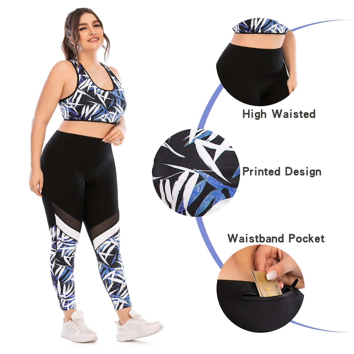 2022 New Plus Size Sportsuit Yoga Suits Female Sport Running Sportwear Sets  Plussize Large Big Bra Long Trouser For Women's - AliExpress