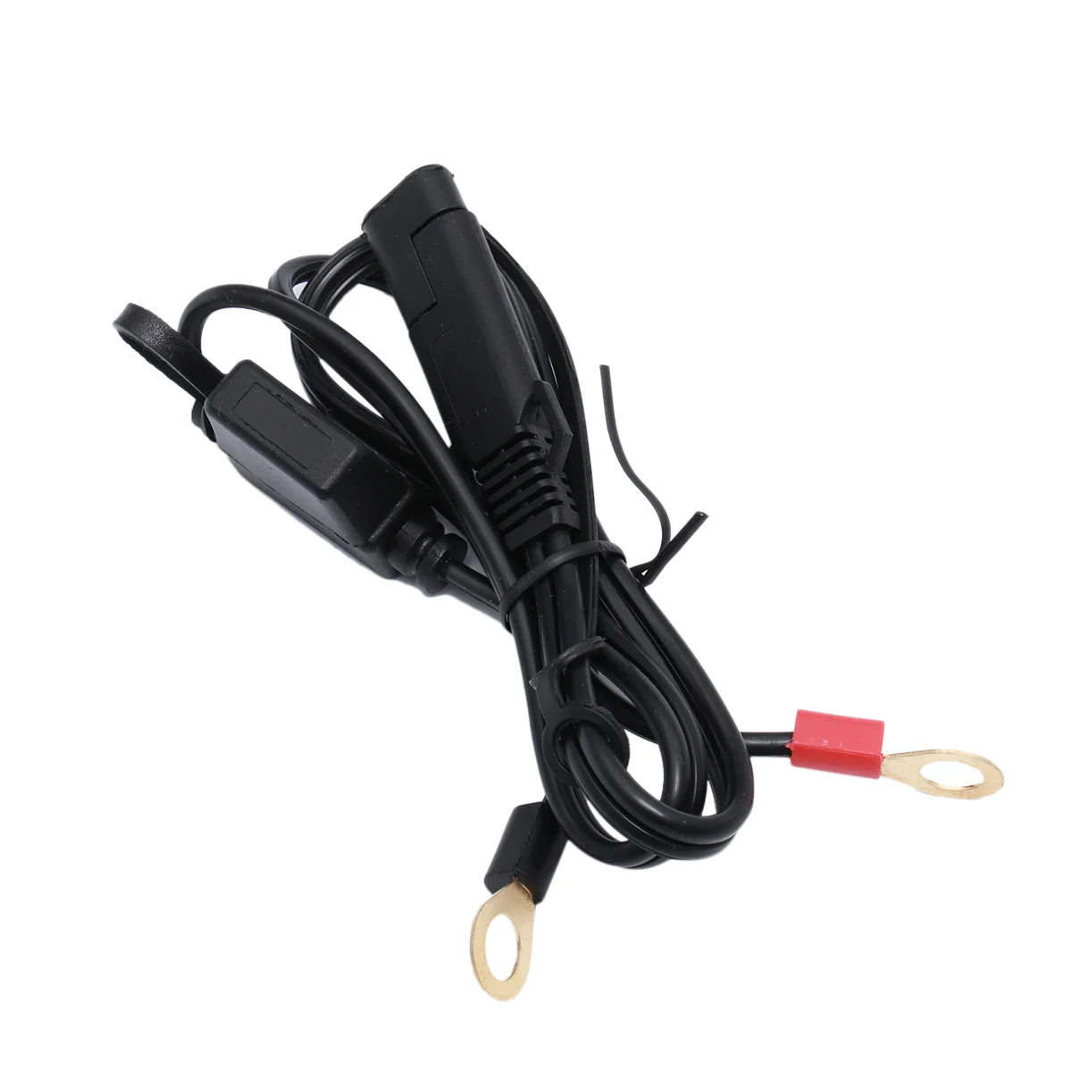 SAE Power Cable Round Terminal Motorcycle Circuit Cable Car Charging Line Solar Connect Cable micro 5pin dc 12v 24v to 5v 3a car dash cam auto camera charging buck line streaming media driving recorder acc step down cable