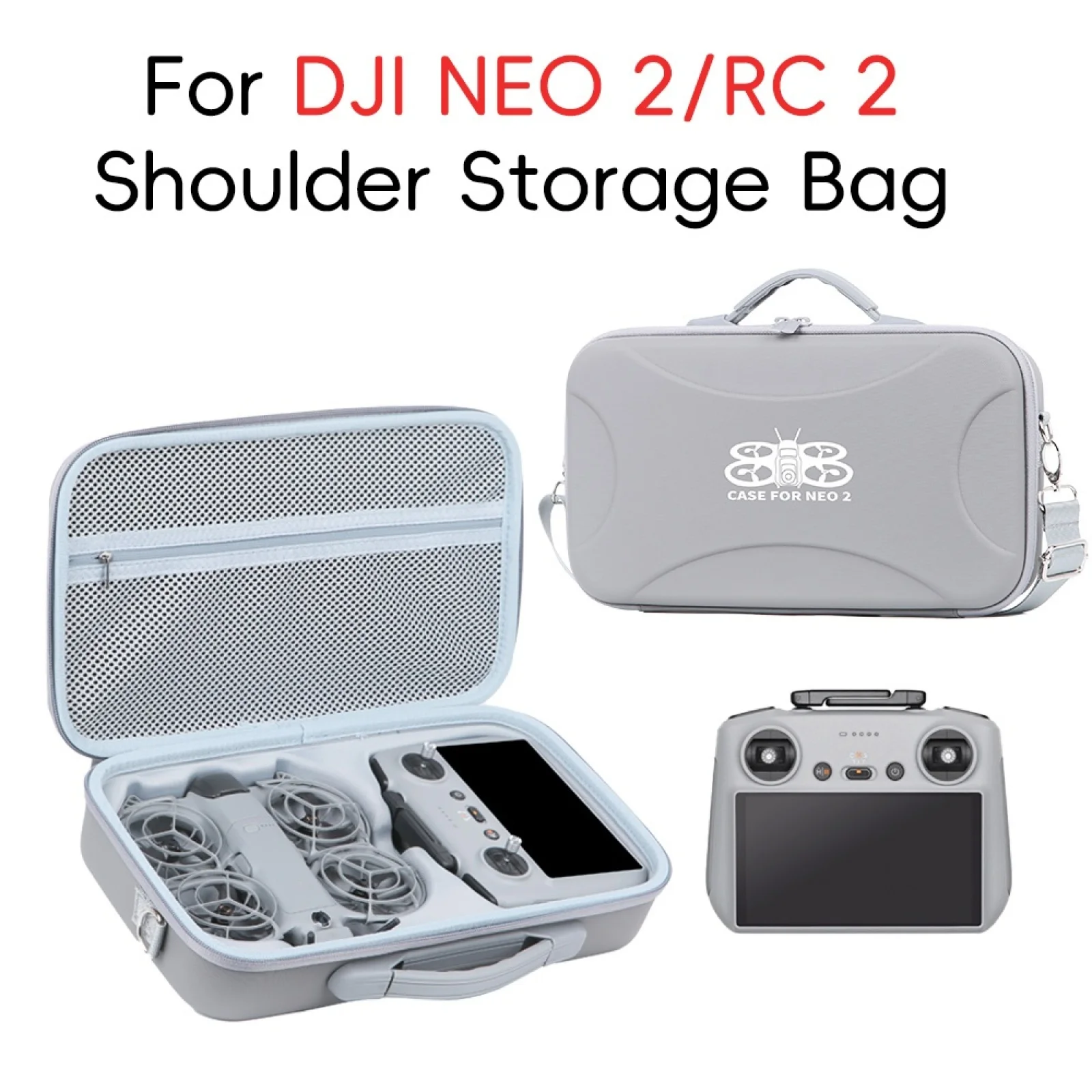 DJI Neo2 RC 2 올인원 보관 케이스 (숄더 스트랩 포함)