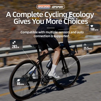 BSC200 iGPSPORT ANT GPS Bicycle Computer Riding Cycling Odometer Route Navigation Wireless Speedometer Support