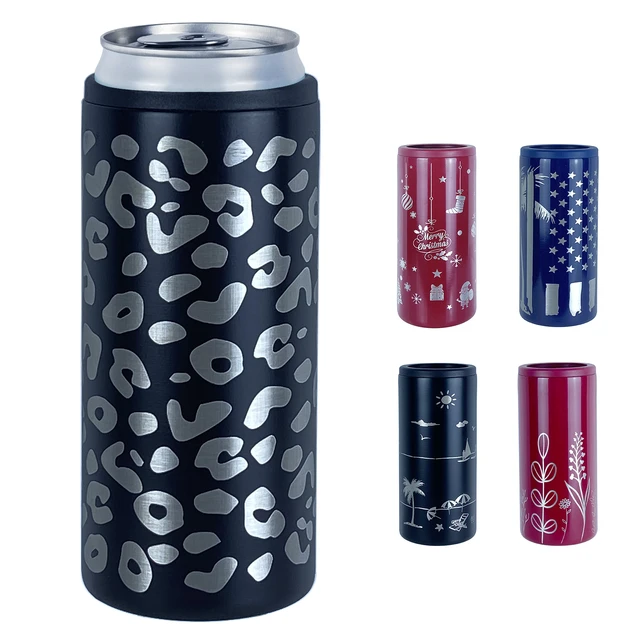 Skinny Can Cooler For Slim Cans (12 Pcs) Slim Can Cooler Slim Can Insulator  Skinny Can Cooler Beer Coolers For Cans Slim Tall Can Cooler Can Coolers