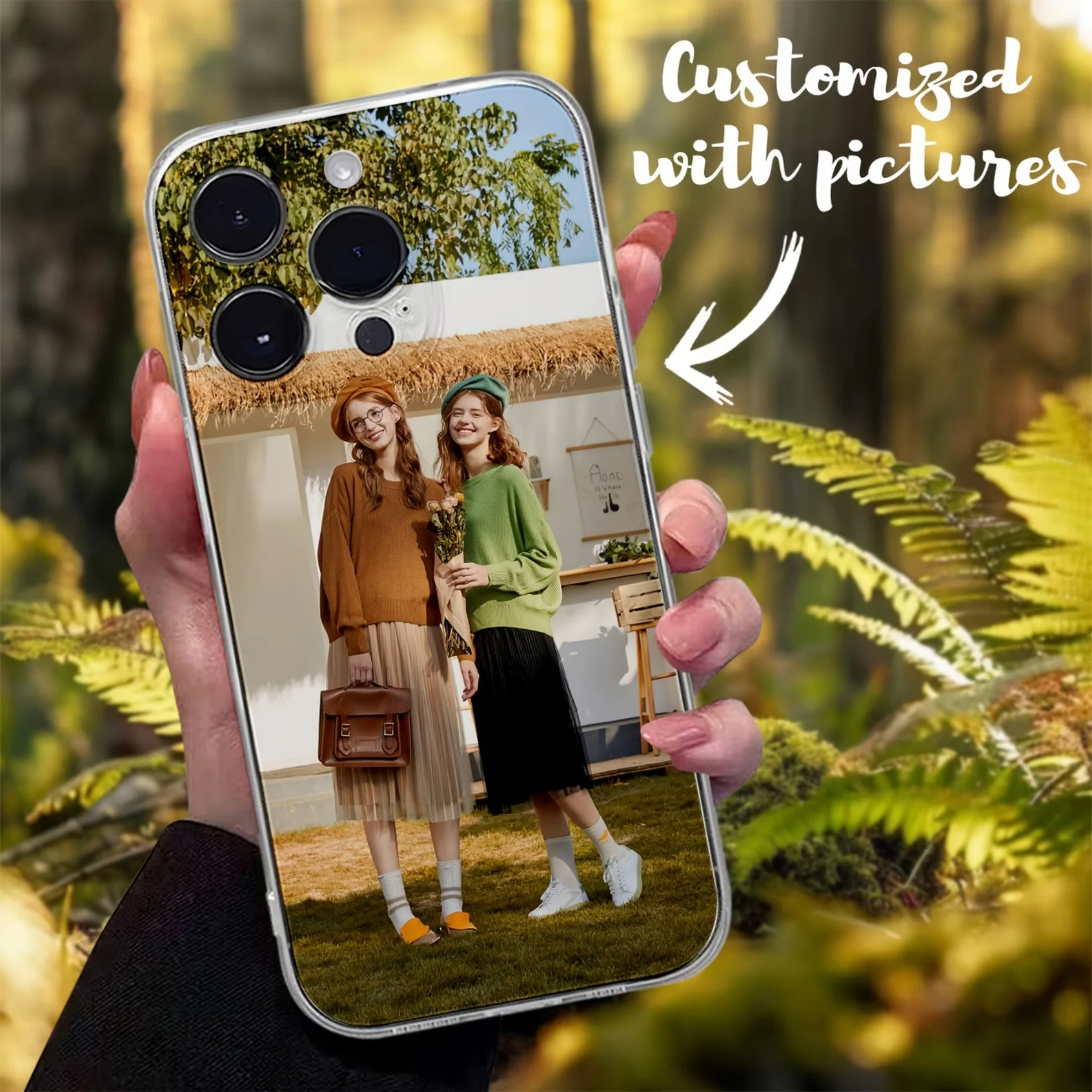 Fashion Street Style Clear Phone Case Cover