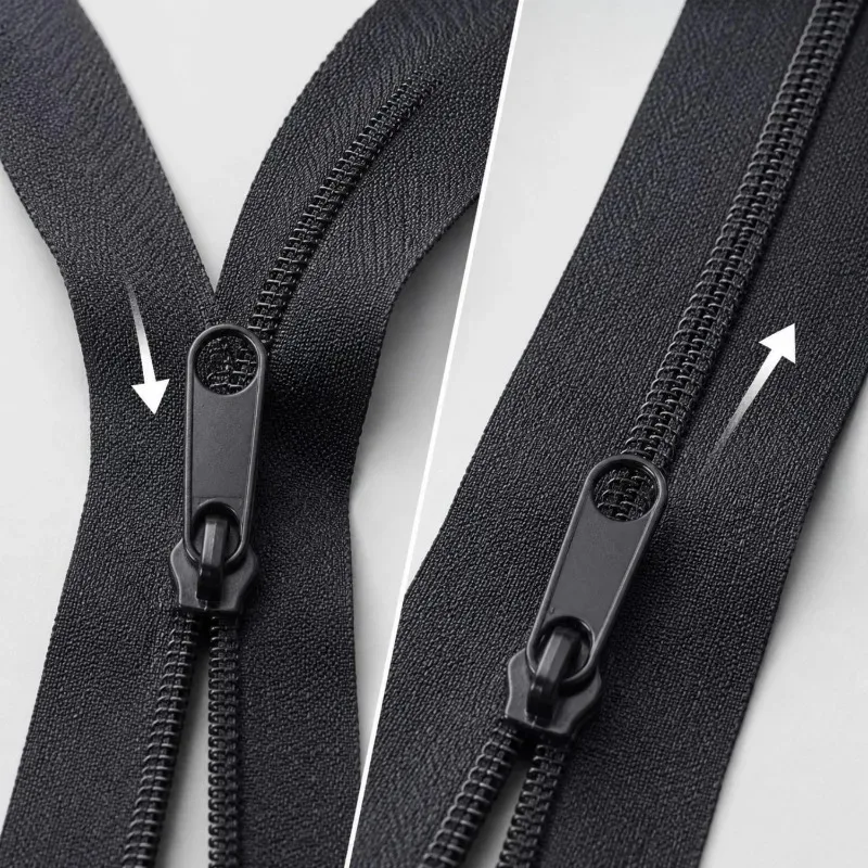 3호 5호 나일론 코일 지퍼 롤, 의류 가방, 여행 가방, 배낭용, 자동 잠금 지퍼 슬라이더 포함, DIY 공예, 바느질 액세서리