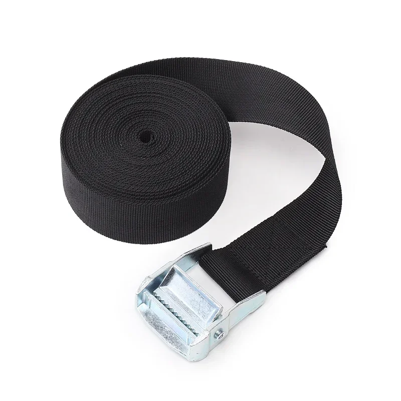 Cargo straps 3 pieces 1M buckle tie-down for car motorcycle bike with metal buckle tow rope strong ratchet for luggage