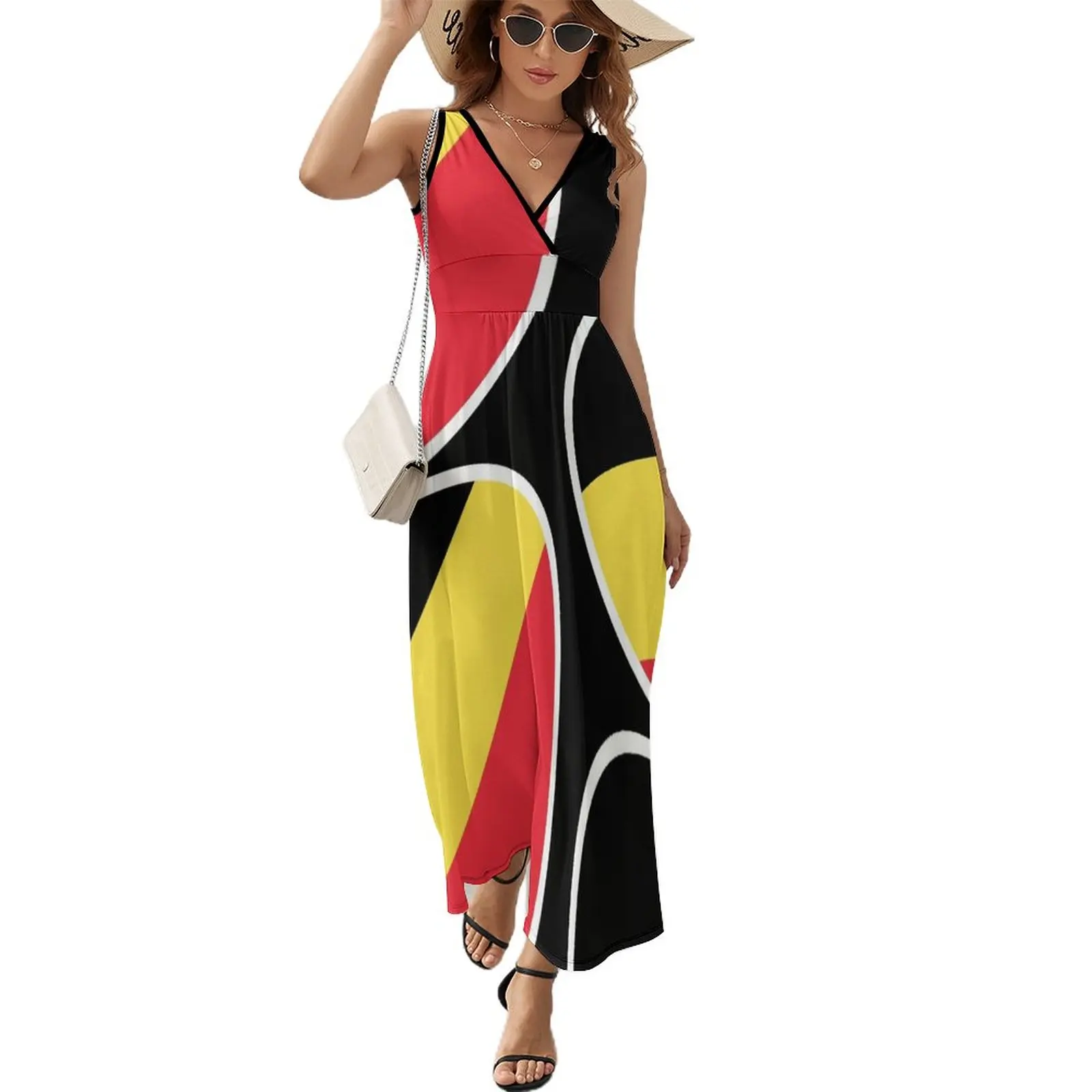 

Belgian Flag Gifts, Stickers & Products (GF) Sleeveless Dress Bridesmaid dress woman summer dress woman 2023
