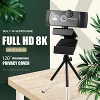 8K Webcam 4K 1080P Full HD Web Camera Auto Focus With Microphone USB Plug Web Cam For PC Computer Laptop Video Mini Camera - Image 2