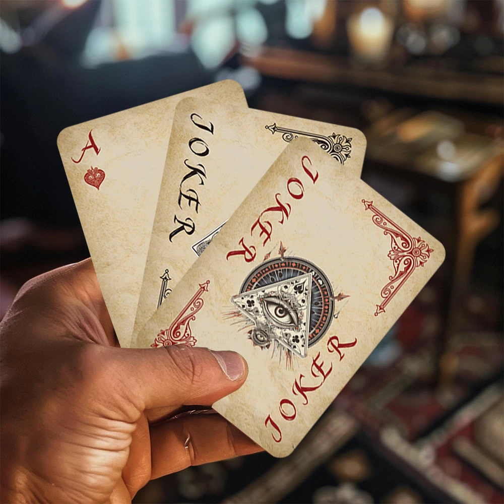 1/2pcs Vintage Playing Cards, Vintage Board Game Playing Cards, Cool Style, Game Party, Table Games