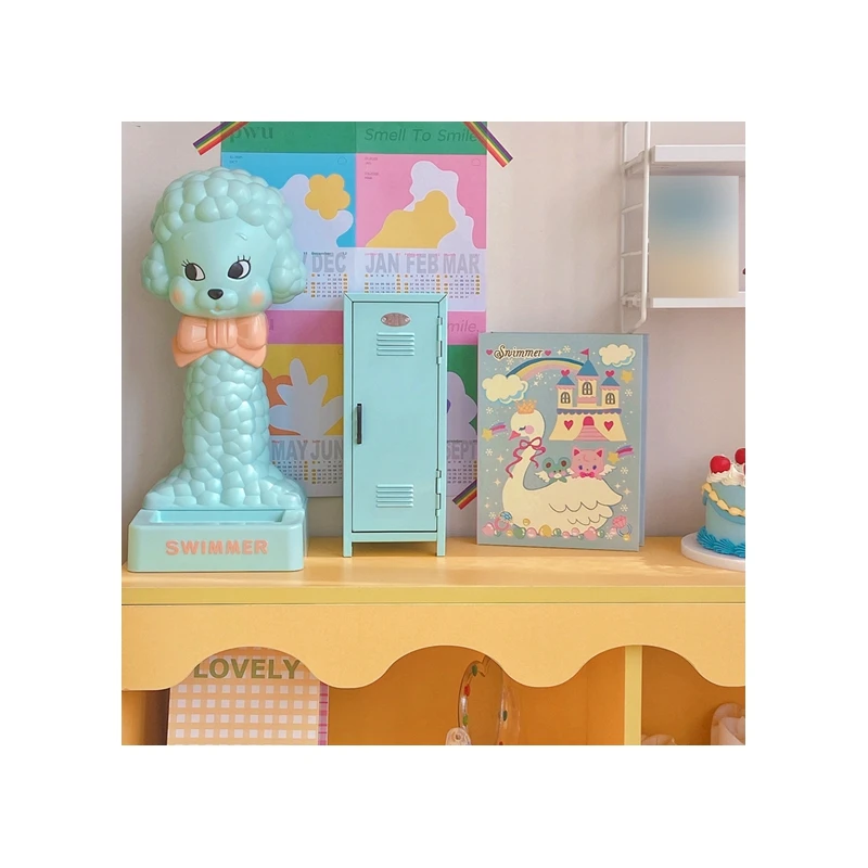 Mini Pastel Iron Locker Cute Desk Storage The Kawaii Shoppu