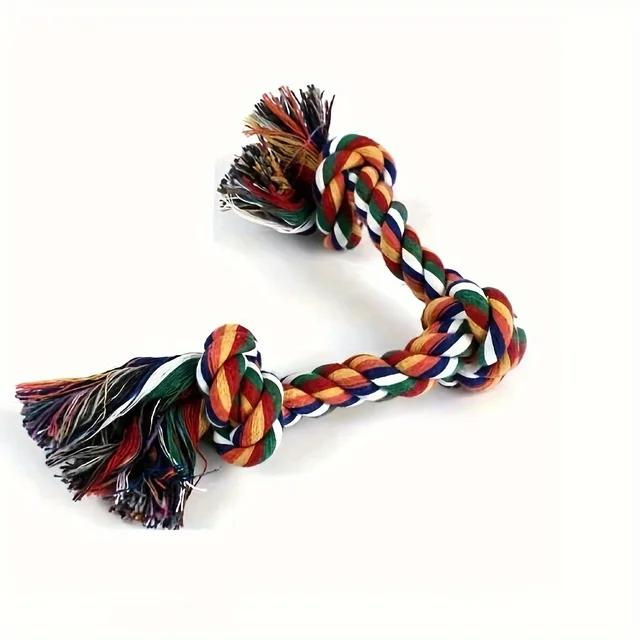S1c6c7620b9b6491eb4c505948c3faabb4.jpg 1/5pcs Dogs Toys Puppy Chew Cotton Rope Knot Interactive Toy Durable Braided Toys Cleaning Teeth Molar For Small Dogs