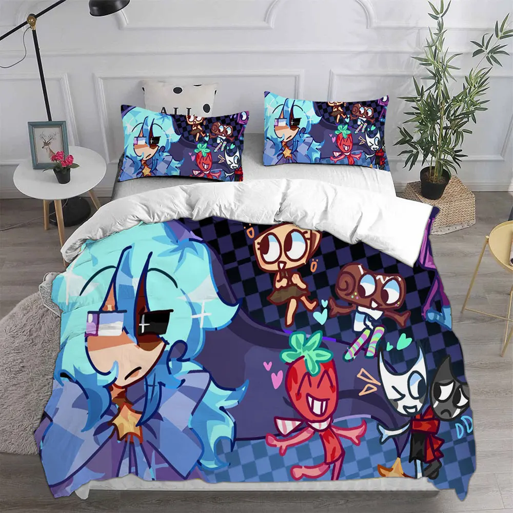 Dandy's World Bedding Sets Bed Cover Comforter Duvet Cover Pillow Case 2-3 Pieces Sets Kids Adult Bedroom Decor 2