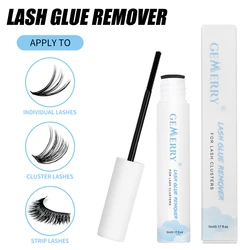 GEMERRY DIY 5ml Lash Glue Remover for Eyelash Extensions Self-Use Remover Gentle Non-irritating Cluster Segment Lash Remover