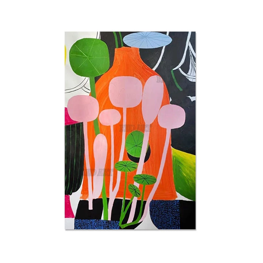 

Bedroom Wall Decor Large Luxury Abstract Colorful Oil Painting Picture Handmade Unframed Wall Art On Canvas Item Panel Set