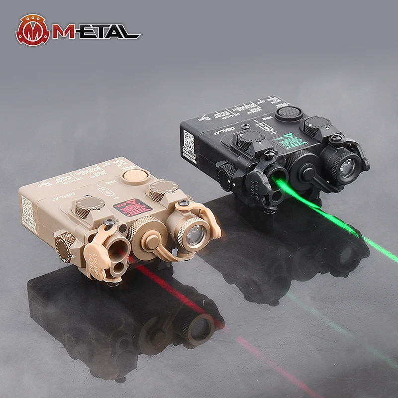 Tactical DBAL A2 Red Dot Laser Flashlight Nylon Plastic Battery Fit 20mm Rail PEQ 15 MAWL NGAL Airsoft Hunting Sight Accessories