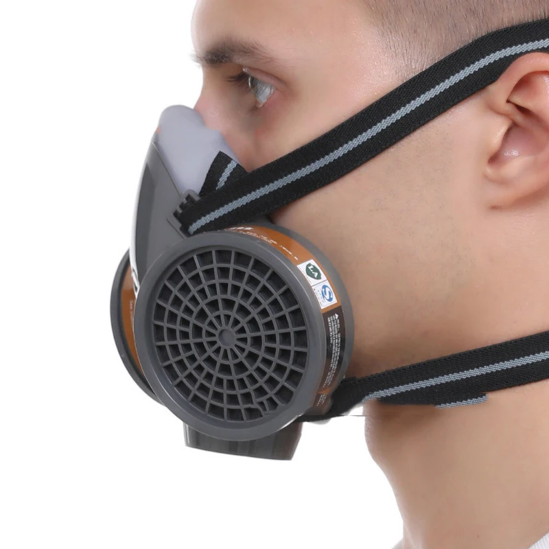 Ultimate Protection Full Face Respirator Mask with Safety Glasses and Filter