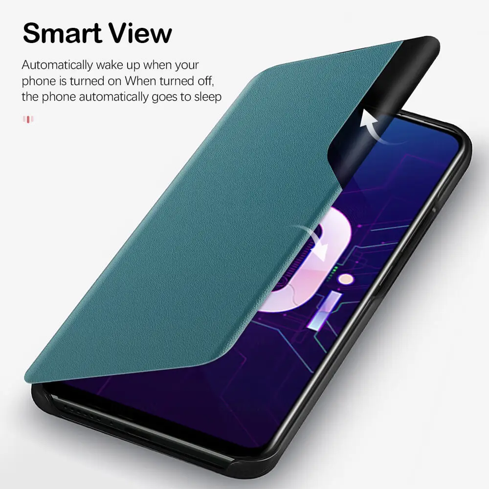 Flip Smart Side View Custodia Magnetica In Pelle Per Samsung Galaxy S24 S 24 Ultra 5G Antiurto Coque Samsungs24 S 24 Ultra Plus 5G