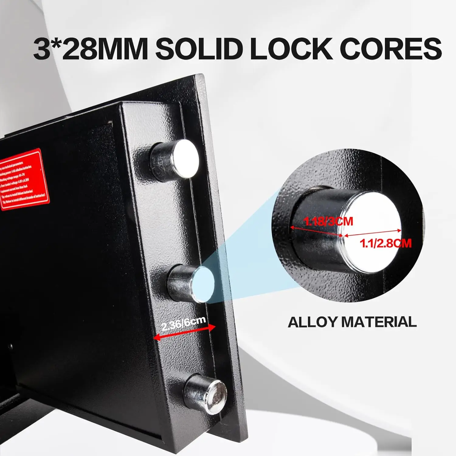 Digital Keypad,Drop Slot Safes with Front Load Drop Box for Money and Mail