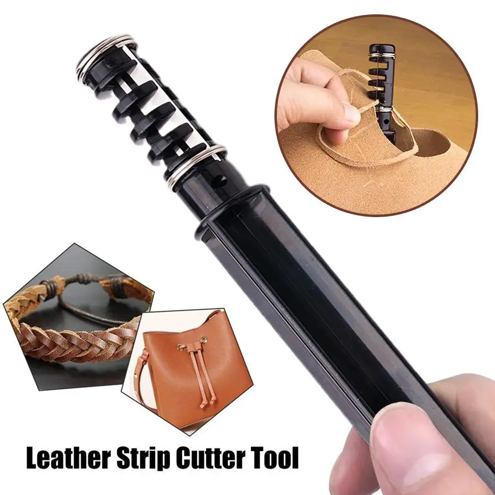 LeatherStripCutterToolForLeatherStrapCutterWith3BladesDIYHandmadeLeatherCraft