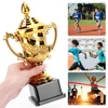 Gold Plastic Reward Trophy Cup Soccer Medals Prize Cup Early Educational Toys Basketball Football Winners Gifts for Game School 3