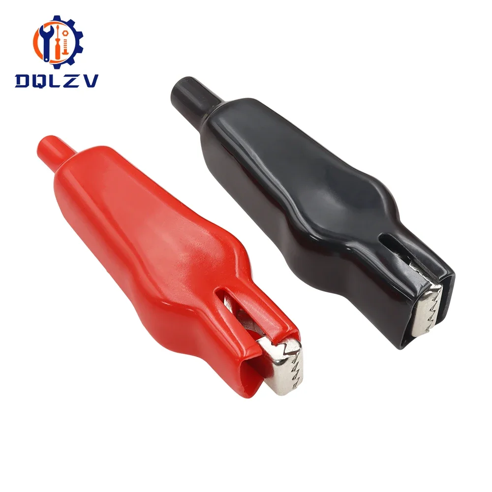 20A Alligator Clips Double-end USB Charging Battery Crocodile Clips for Electrical Jumper Wire Test Clip Red Black 2PCS alligator clips test clip alligator clip adapter